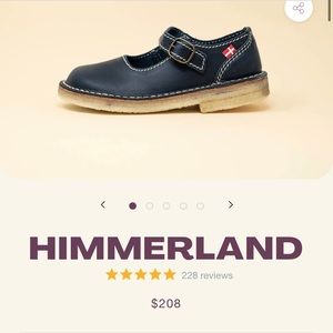 EUC Swedish brand "Himmerland" Mary Jane, size US 6, navy blue